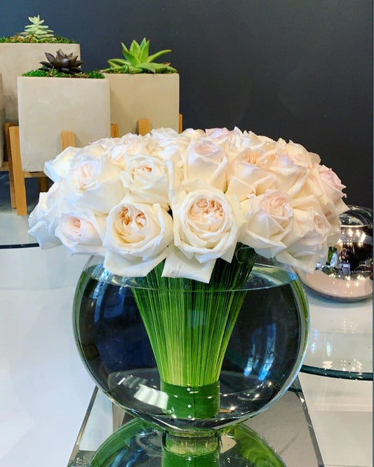 White Tibetian Roses